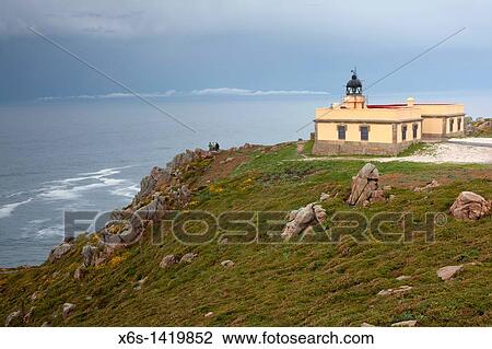 Stock Image - Lighthouse of Cabo Prior, Ferrol, A Corua, Galicia, Spain. Fotosearch