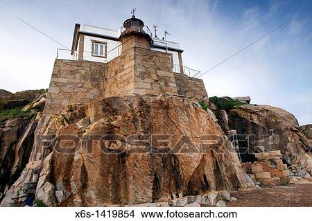 Picture - Lighthouse of Cabo Priorio, Ferrol, A Corua, Galicia, Spain. Fotosearch
