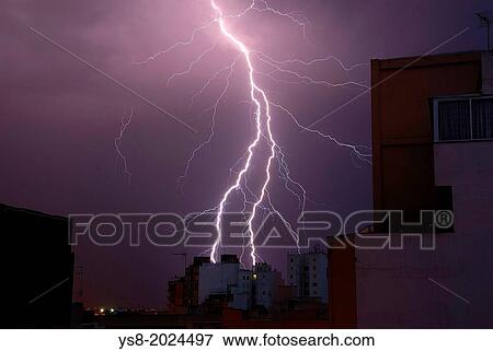 Lightning, Palma de Mallorca, Balearic Islands, Spain View Large Photo Image Stock Photo - Lightning, Palma de Mallorca, Balearic Islands, Spain. Fotosearch