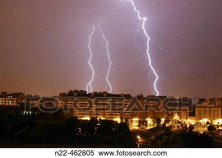 Lightning, storm. View Large Photo Image Stock Photography - Lightning, storm.. Fotosearch