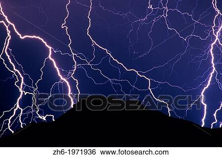 Lightning striking the Ajo Mountains, Organ Pipe Cactus National Monument, Arizona USA. View Large Photo Image Stock Photograph - Lightning striking the Ajo Mountains, Organ Pipe Cactus National Monument, Arizona USA.. Fotosearch