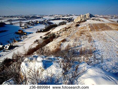 Limestone rocks, Jura, Poland View Large Photo Image Picture - Limestone rocks, Jura, Poland. Fotosearch