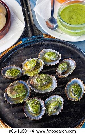 Limpets with green mojo, typical gastronomy, Lanzarote, Canary Islands, Spain View Large Photo Image Picture - Limpets with green mojo, typical gastronomy, Lanzarote, Canary Islands, Spain. Fotosearch