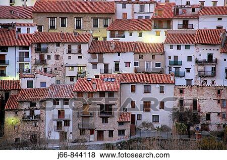 Linares de Mora. Teruel province, Aragon, Spain View Large Photo Image Stock Photo - Linares de Mora. Teruel province, Aragon, Spain. Fotosearch