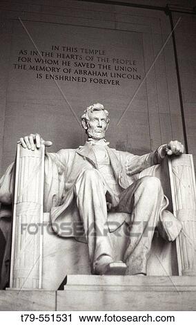 Stock Image - Lincoln Memorial in Washington, D. C. USA. Fotosearch