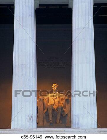 Stock Photo - Lincoln Memorial. Washington D. C. USA. Fotosearch