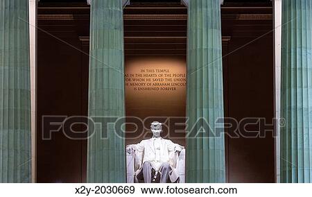 Stock Photo - Lincoln Memorial, Washington DC, USA. 1015. Fotosearch