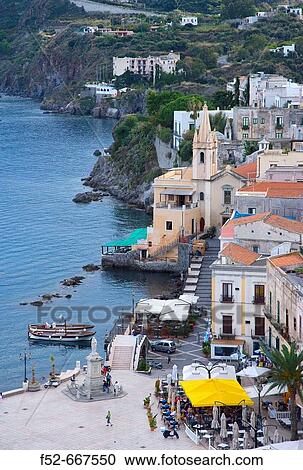 Lipari Island. Eolie Island. Sicily. Italy. View Large Photo Image Stock Image - Lipari Island. Eolie Island. Sicily. Italy.. Fotosearch