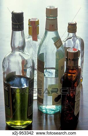 Liquor bottles View Large Photo Image Stock Image - Liquor bottles. Fotosearch