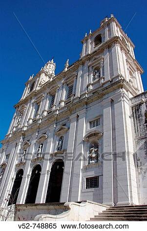 Stock Photography - Lisboa. Iglesia de San Vicente de Fora. Fotosearch
