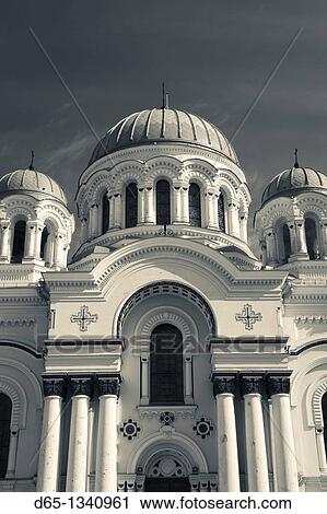Lithuania, Central Lithuania, Kaunas, St Michael the Archangel Church View Large Photo Image Stock Image - Lithuania, Central Lithuania, Kaunas, St Michael the Archangel Church. Fotosearch