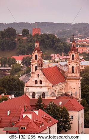 Lithuania, Vilnius, St Raphael's Church, sunset View Large Photo Image Stock Photography - Lithuania, Vilnius, St Raphael's Church, sunset. Fotosearch