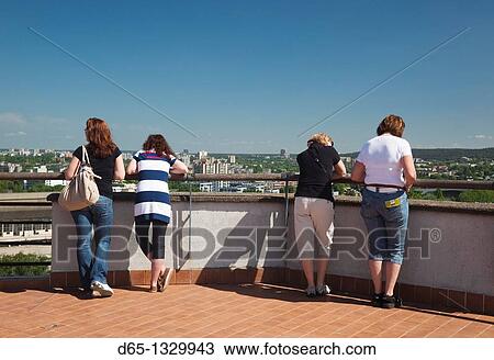 Lithuania, Vilnius, visitors to Gediminas Hill View Large Photo Image Stock Image - Lithuania, Vilnius, visitors to Gediminas Hill. Fotosearch