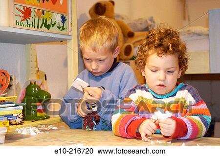 Little boy and girl View Large Photo Image Stock Image - Little boy and girl. Fotosearch