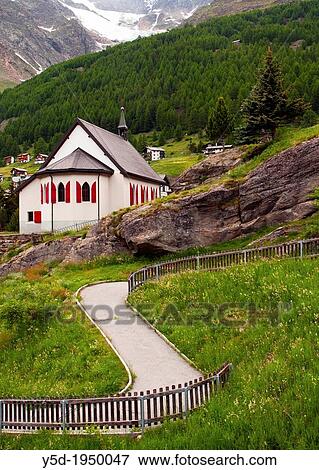 little church in Zermatt, canton Valais, Wallis, Switzerland. View Large Photo Image Stock Photo - little church in Zermatt, canton Valais, Wallis, Switzerland.. Fotosearch