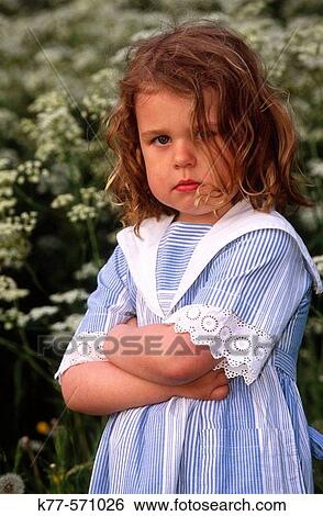 Little girl in swedish meadow.? land. Sweden. View Large Photo Image Stock Photograph - Little girl in swedish meadow.? land. Sweden.. Fotosearch
