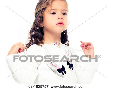 Little girl playing dress princess View Large Photo Image Stock Photo - Little girl playing dress princess. Fotosearch