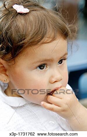 Little girl portrait View Large Photo Image Stock Image - Little girl portrait. Fotosearch