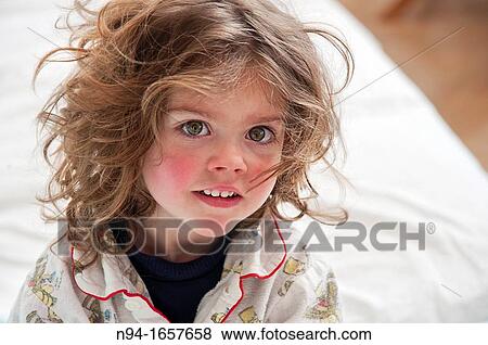 Stock Photo - Little girl portrait. Fotosearch