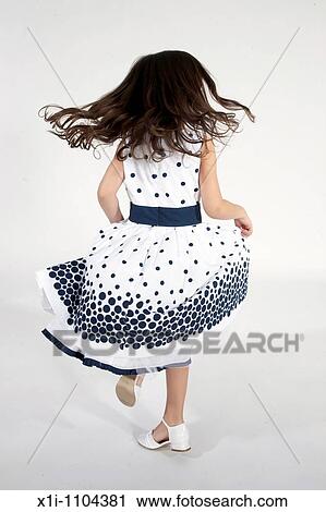 Little girl, rear view View Large Photo Image Stock Image - Little girl, rear view. Fotosearch