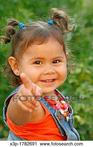 Stock Image - Little girl. Fotosearch