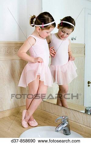 Little girl with ballet dress View Large Photo Image Stock Image - Little girl with ballet dress. Fotosearch