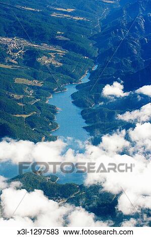 Llosa del Cavall reservoir, Lerida provincia, Catalonia, Spain. View Large Photo Image Stock Image - Llosa del Cavall reservoir, Lerida provincia, Catalonia, Spain.. Fotosearch