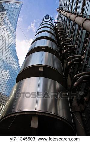 Lloyds of London building in the financial district of London, UK View Large Photo Image Stock Image - Lloyds of London building in the financial district of London, UK. Fotosearch