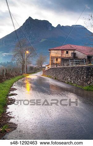 Lluvia en Ramales de la Victoria Cantabria Espaa Europa View Large Photo Image Stock Image - Lluvia en Ramales de la Victoria Cantabria Espaa Europa. Fotosearch