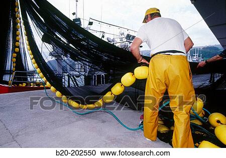 Loading fishing nets at port. Getaria. Guipzcoa. Spain View Large Photo Image Stock Image - Loading fishing nets at port. Getaria. Guipzcoa. Spain. Fotosearch