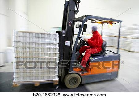 Loading truck, Forklift, Packaging canned vegetables, Canning Industry, Agri-food, Logistics Center, Grupo Riberebro, Alfaro, La Rioja, Spain View Large Photo Image Stock Photography - Loading truck, Forklift, Packaging canned vegetables, Canning Industry, Agri-food, Logistics Center, Grupo Riberebro, Alfaro, La Rioja, Spain. Fotosearch