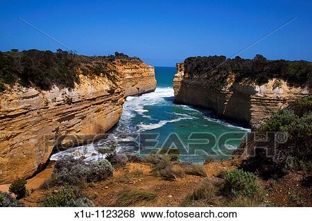 Stock Photo - Loch Ard Gorge Great Ocean Road Victoria Australia. Fotosearch