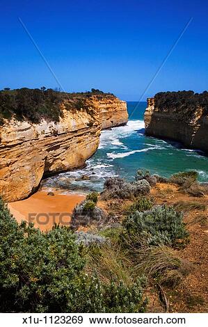 Loch Ard Gorge Great Ocean Road Victoria Australia View Large Photo Image Stock Photo - Loch Ard Gorge Great Ocean Road Victoria Australia. Fotosearch