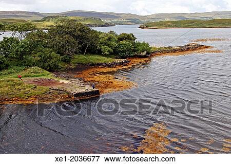 Stock Photo - Loch Dunvegan, Isle of Skye, Highland, Scotland, UK. Fotosearch