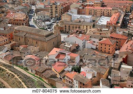 Stock Photography - Lodosa village in Navarre, Navarra, Spain,. Fotosearch