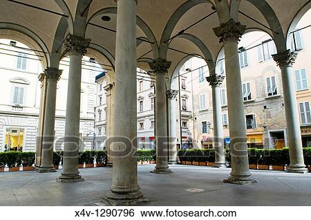 Loggia del Mercato Nuovo or Loggia del Porcellino, Firenze, UNESCO WORLD Heritage Site, Tuscany, Italy View Large Photo Image Stock Photograph - Loggia del Mercato Nuovo or Loggia del Porcellino, Firenze, UNESCO WORLD Heritage Site, Tuscany, Italy. Fotosearch