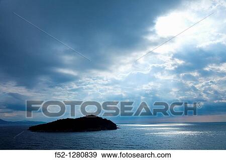 Lokrum Island from the walls of the Old Town of Dubrovnik, Dubrovnik City, Croatia, Adriatic Sea, Mediterranean Sea. View Large Photo Image Stock Photo - Lokrum Island from the walls of the Old Town of Dubrovnik, Dubrovnik City, Croatia, Adriatic Sea, Mediterranean Sea.. Fotosearch
