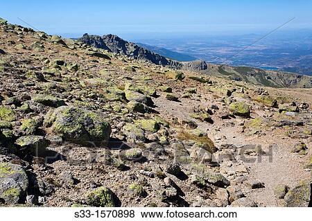 Loma de la Culebrilla Sierra de Bejar Candelario Salamanca Castilla Le? n Spain View Large Photo Image Stock Photo - Loma de la Culebrilla Sierra de Bejar Candelario Salamanca Castilla Le? n Spain. Fotosearch