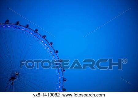 Stock Image - London Eye at night. Fotosearch