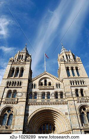 Stock Photo - London Natural History Museum exterior. Fotosearch
