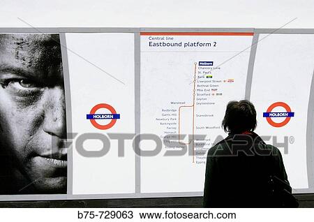 Stock Image - London Underground, England, UK. Fotosearch