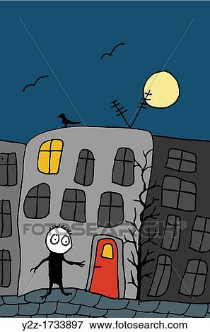 Stock Photo - Lonely at night. Fotosearch
