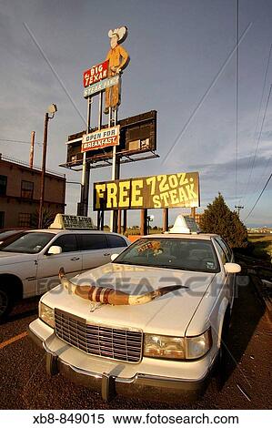 Longhorn limo in the big Texan Ranch, Amarillo, Texas, USA View Large Photo Image Stock Photography - Longhorn limo in the big Texan Ranch, Amarillo, Texas, USA. Fotosearch