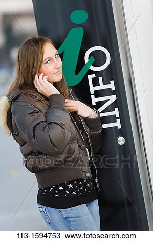 Looking for information young woman View Large Photo Image Stock Image - Looking for information young woman. Fotosearch