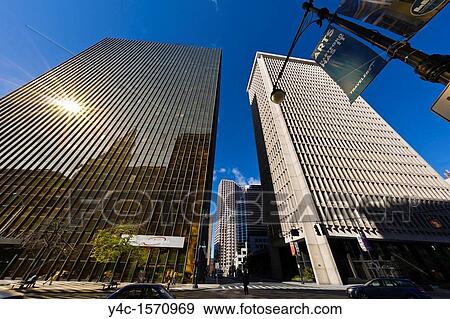 Looking up at tall buildings in Downtown Hartford Connecticut View Large Photo Image Stock Photo - Looking up at tall buildings in Downtown Hartford Connecticut. Fotosearch