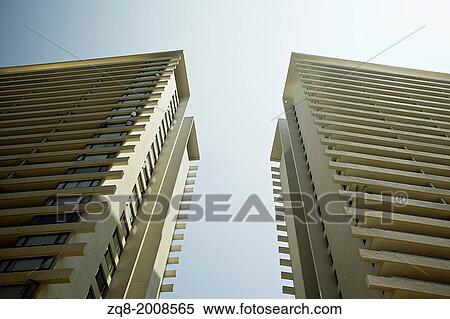 Looking up skyscrapers, Santiago Chile, Av. Kennedy View Large Photo Image Stock Photography - Looking up skyscrapers, Santiago Chile, Av. Kennedy. Fotosearch