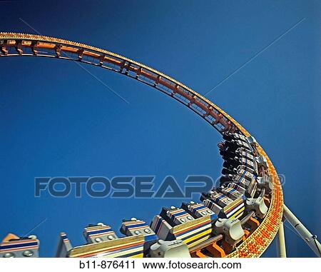 looping at a roller coaster View Large Photo Image Stock Image - looping at a roller coaster. Fotosearch