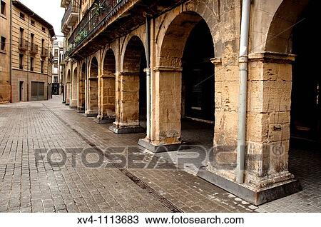 Los Fueros Square Estella, Navarra Spain View Large Photo Image Stock Image - Los Fueros Square Estella, Navarra Spain. Fotosearch