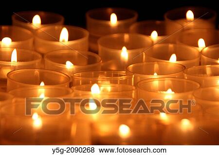 lots of candles in a church in rome italy View Large Photo Image Stock Photo - lots of candles in a church in rome italy. Fotosearch