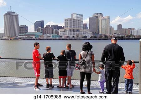 Louisiana, New Orleans, Mississippi River, Algiers Canal Street Ferry, CCCD, ferryboat, navigation, public transportation, car ferry, onboard, view, waterfront, building, Black, man, woman, boy, girl, teen, family, child, railing, passenger, View Large Photo Image Stock Photo - Louisiana, New Orleans, Mississippi River, Algiers Canal Street Ferry, CCCD, ferryboat, navigation, public transportation, car ferry, onboard, view, waterfront, building, Black, man, woman, boy, girl, teen, family, child, railing, passenger,. Fotosearch